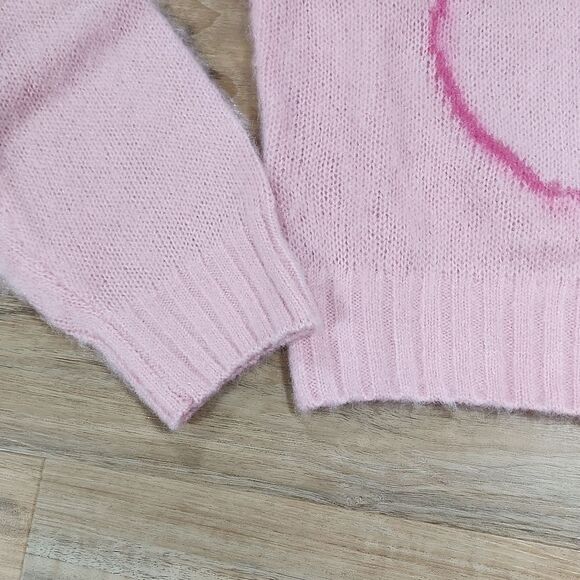 🔸️NWT H&M Divided Pink Care Bear Lightweight Soft Long Sleeve Sweater Medium - Picture 12 of 15